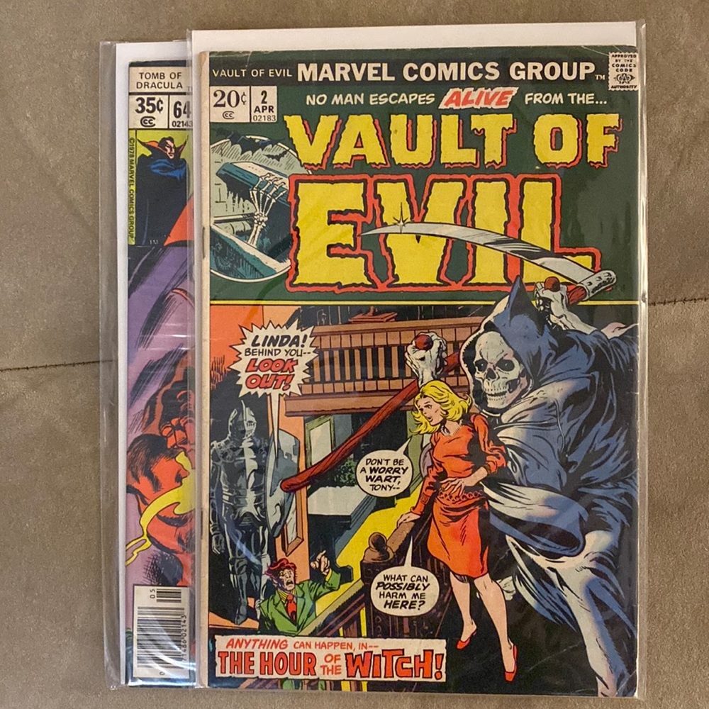 Marvel comic horror lot